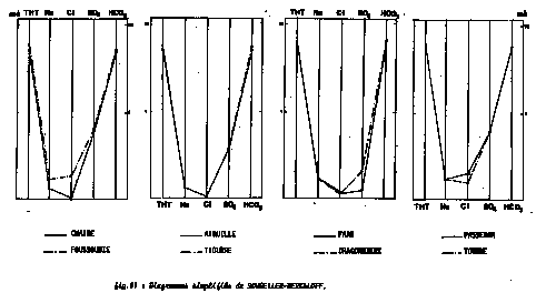 {Fig. 81 : Diagrammes simplifiés de SCHOELLER-BERKALOFF.}
